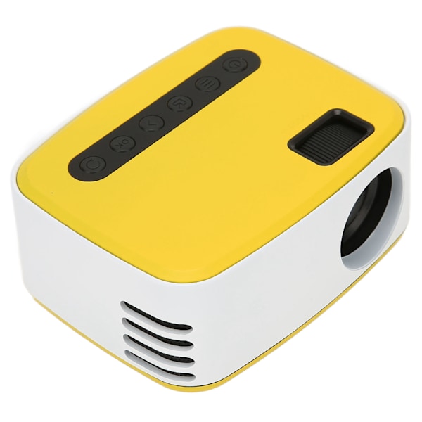 Mini Projektor LED WiFi USB-tilkobling 1080P Innebygd høyttaler Bærbar projektor for hjemmekino Camping Reise 100‑240VAU-plugg 100‑240V