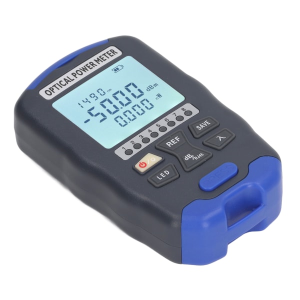 Mini optisk fiber effektmåler tester FC SC ST Universal Interface 3 i 1 10KM med LED lys AUA DC50(-50~+26dBm)