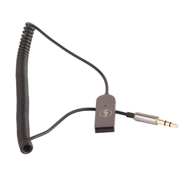 Bluetooth-adapter 3,5 mm aluminiumslegering Bluetooth-mottaker for bilstereo musikkstrømming