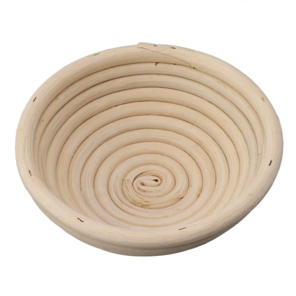 Rund brödprovningskorg med foderduk deg stigande rotting skål set för brödtillverkning 16CM diameter