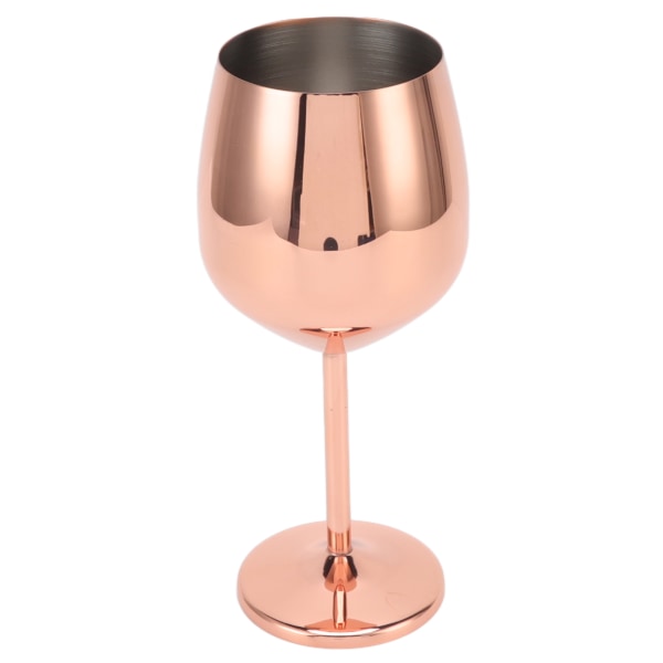 Metall Vinglass Champagne Glass Cup Rustfritt Stål Kald Isolasjon Hjemmedekorasjon