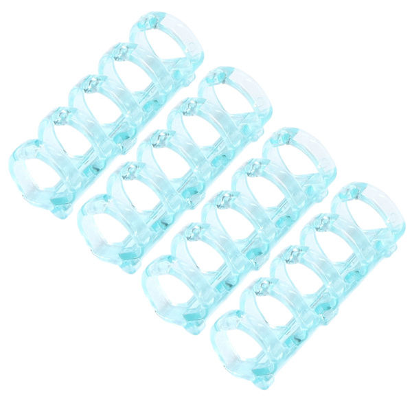 Bindningsringar rymmer 60 ark papper 11 mm bindningstjocklek fri skrivning enkel användning kontorsmaterial transparent blå