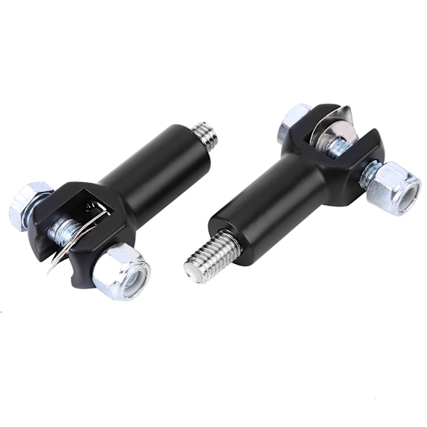 1 par passasjerfotstøtter støttefeste Clevis-sett for Softail 2000-2006 svart