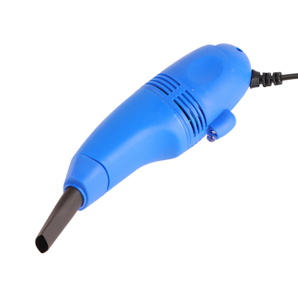 Mini Nail Dust Collector Negativt tryck Stort sug nageldammsdammsugare för tangentbord blå