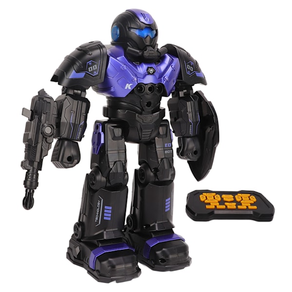 RC-robot, multifunktionell, geststyrd, programmerbar, gå, glida, sjunga, dansa, pedagogisk fjärrstyrd robotleksak