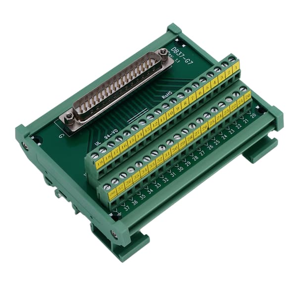 Liitinlevysovitinmoduuli PCB Breakout Suora uros kuorella DC 60V DB37‑G7