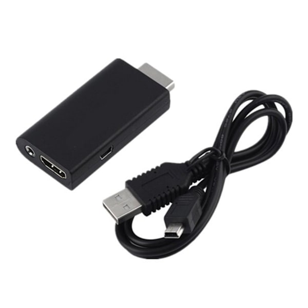 til PS2 til HD Multimedia Interface Converter Adapter HD 480I Plug and Play AV Converter til TV Monitor