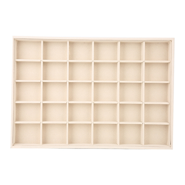 Korujen esillepanolaatikko rannekoru kaulakoru korvakoru organizer (30 ristikkoa)