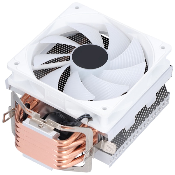 CPU-kylare 6 värmerör hydraulisk lager tyst värmeavledning dator kylfläkt för Intel/AMD
