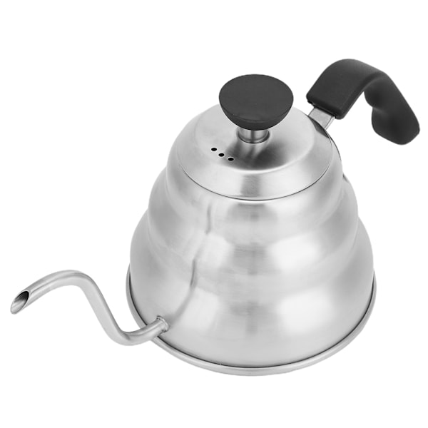Rostfritt stål hushåll kaffedryp gåshals vattenkokare häll över kaffekanna tekanna 1000 ml