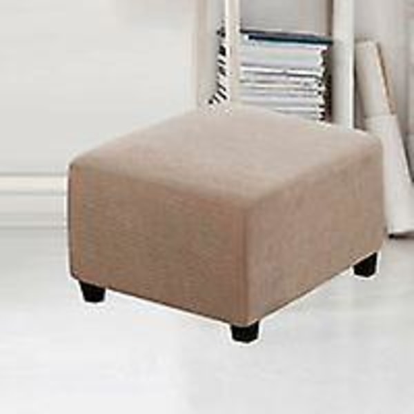 Spandex Slipcovers för förvaringspall - Elastisk botten - Khaki