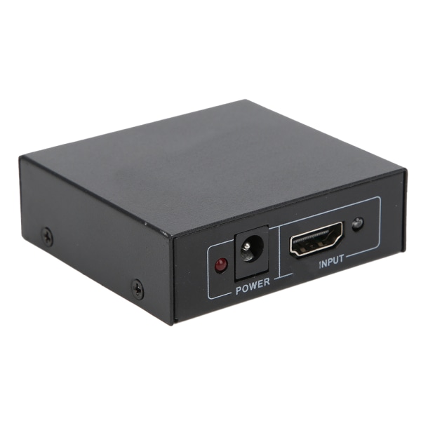 HDMI Splitter High Definition Video Switcher 1 In 2 Out 100‑240V Connect Audio ReceivingEU
