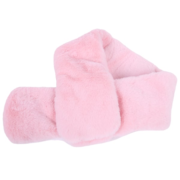 Elektrisk Värmehalshalsduk USB Vinter Varm Andas Tvättbar Unisex Nackvård WrapPink