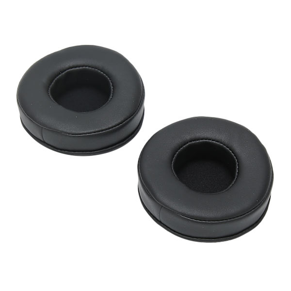 Universal 80 mm öronkuddar Cover Byte av stereohörlurar Headsettillbehör