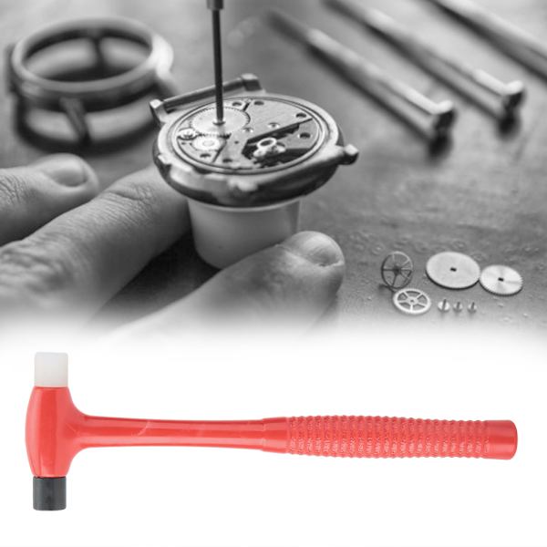 Multifunktionell DIY Dubbelsidig Small Hammer Mini Watch Reparations Underhållsverktyg