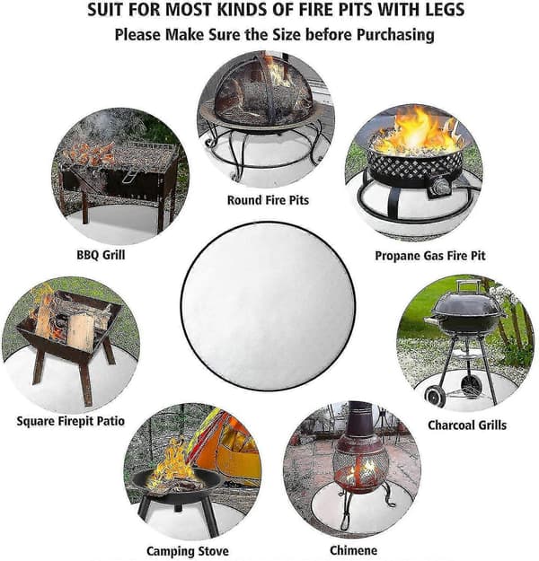 Grill uteplass brannsted matte brannsikker matte brannsted matte 24inch