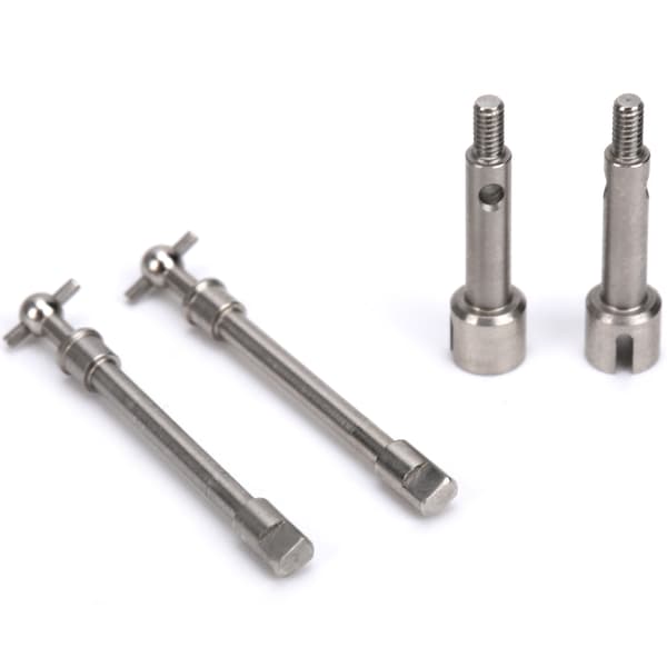 Rustfrit stål front drivaksel hundeben udskiftning til Axial SCX24 90081 1/24 RC bil