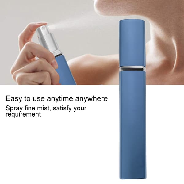 Resa Bärbar Påfyllningsbar Parfym Atomizer Flaska Tom Pump Lotion Sprayflaska 12ml Blå