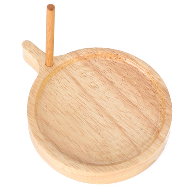 Rund perleplate i tre for smykkefremstilling DIY veving solid wood loom kit
