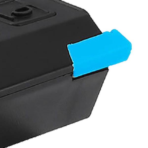 Sykkellys med hornfunksjon USB oppladbar LED frontlykt tilbehør for sykling om natten Blå