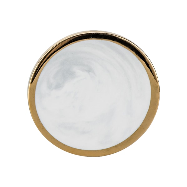Gold Marmor Coasters Keramisk Coaster Tekopp Pad Bordmatte Coaster Kaffe Te kopp bordunderlag