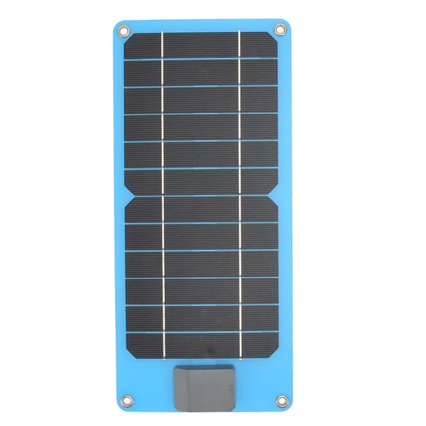 5V 6W USB solcellepanel lader IP67 utendørs vanntett mini monokrystallinsk silisium solcellepanel lader GKM320 145BL blå