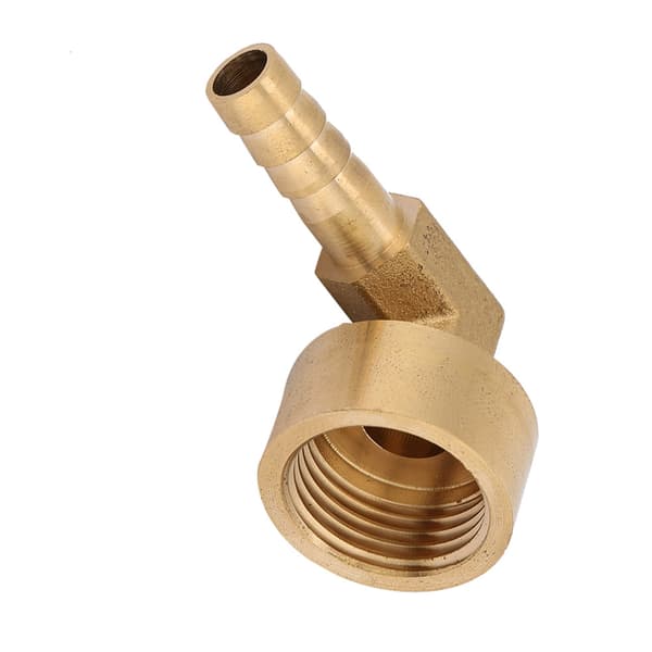 G1/2 Naaraspuolinen kierre Messinki Kulmaliitin Letkuliitin Liitosadapteri (8mm)