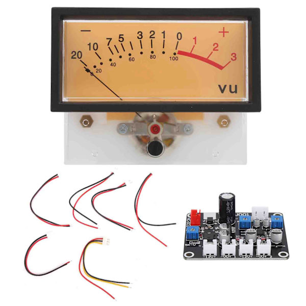 TN‑73‑HS‑9213H VU Meter Hoved med Driver Board DIY DB Audio Level Tester Header Tilbehør