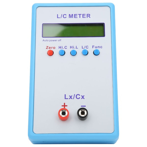 Induktans Kapacitans Mätare Handhållen l C Meter Elektrisk ABS LCR Multimeter LC&#8209;200A
