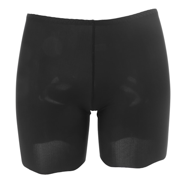 Kvinde Slip Shorts Strækbar Letvægts Anti Chafing Kvinde Leggings til Under KjoleSort M