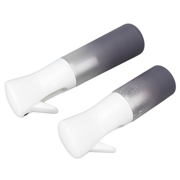 2 stk tomme sprayflasker fin tåke påfyllbare spraybeholdere for hårplante 300ml 200ml gradient grå