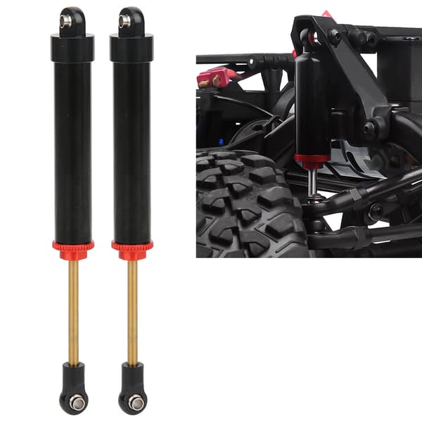 110 mm støddæmpere tilbehør passer til SCX10 90046 TRX-4 1/10 RC bil sort