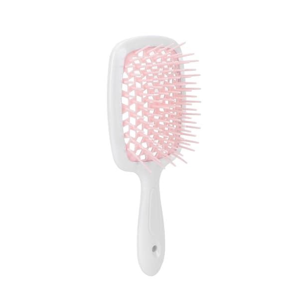 Udredningsmassage Hårbørste Massage Hoved Honeycomb Børste Våd Hårbørste til Styling Føntørring Kæmning Pink