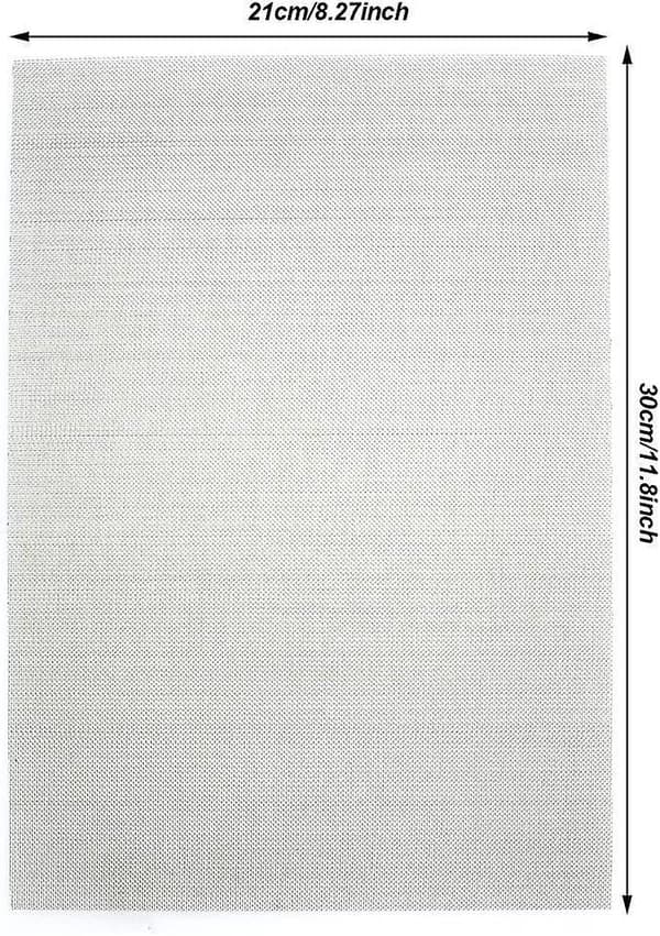 Rustfri ståltrådsnet gitter sæt - 30 mesh, 3 stykker, 300 x 210mm