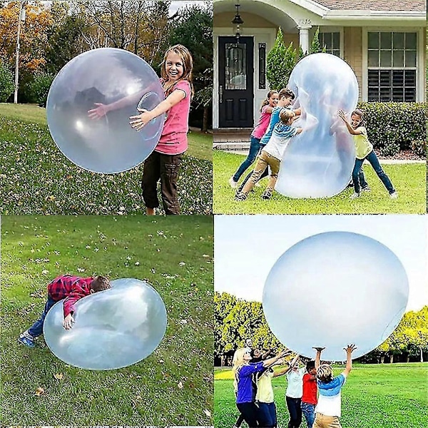 Vattenbubbelbollar Leksaker För Vuxna Barn, Nya Klämleksaker Elastisk Dekompression Och Stretch Stress Relief Leksak, Uppblåsbara Bollar Juni 6.15 Blå - S
