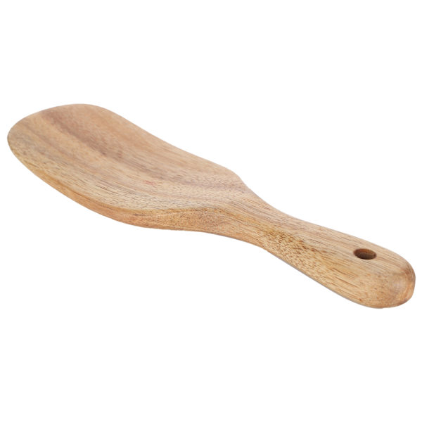 Teak Spatel Flat Form FoodGrade Trä Matlagning Spatel för Hem Kök Matlagning(20.5x6cm )