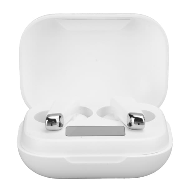 BT-J70 TWS Bluetooth 5.0 Headset Dubbla öron Brusreducerande hörlurar Pekkontroll Hörlurar Vit