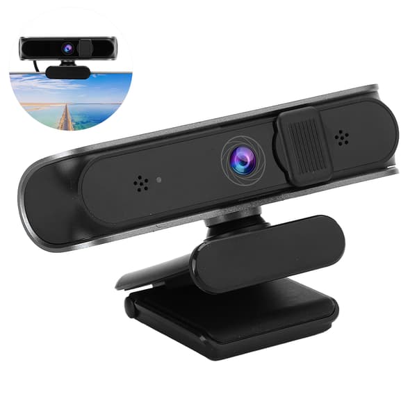 Webcam Kameraer Computere 1080P 5MP USB2.0 360° Rotation Online Undervisning Forretningsmøde