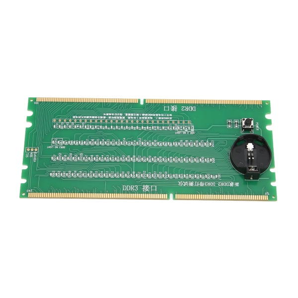 Datorminnestestare DDR2 DDR3 2 i 1 PCB-material ljusemitterande dioder Desktop-moderkortstestare med LED