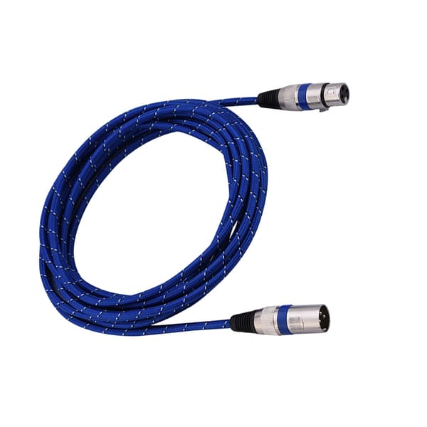 XLR han til hun stik balance 3-benet mikrofon MIC lydkabel 5 meter