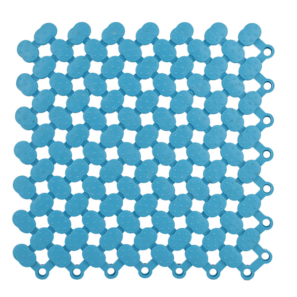 6 kpl 20x20cm liukumatonta liitoslattiamattoa keittiöön, kylpyhuoneeseen, suihkuun, uima-altaaseen, parvekkeelle (sininen)