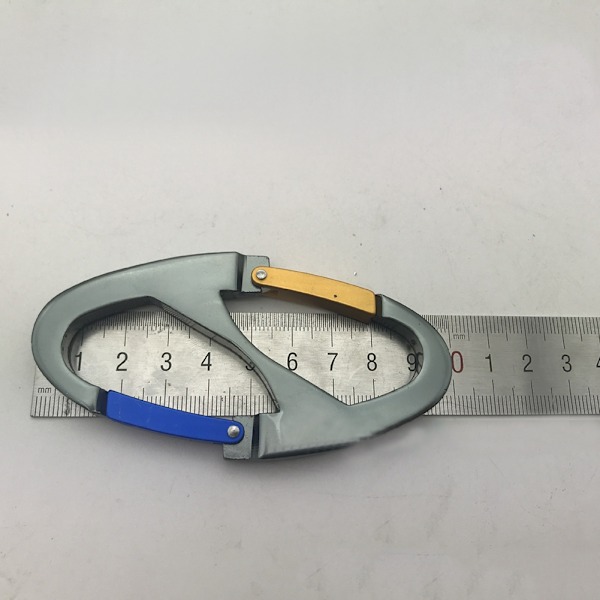 Aluminiumlegering Utomhus Bergsklättring Karabiner Multifunktionellt Säkert Låsspänne