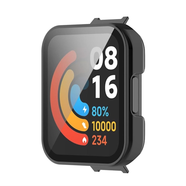 Smart Watch Case Skärmskydd Smart Watch Case Cover för Xiaomi Watch 2 Lite för Redmi Watch 2 Svart