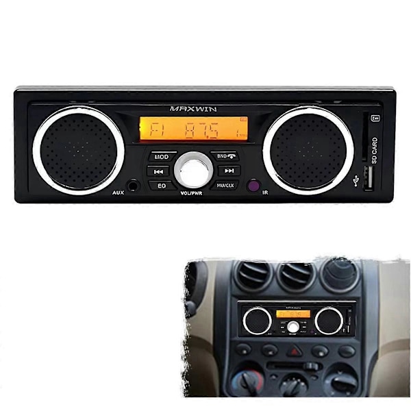 1 Din Autoradio MP3 Bluetooth Handsfree-puhelut Autostereo