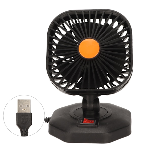 Small Table Fan Portable Adjustable Powerful Quiet Electric Cooling Car Fan for Home Office