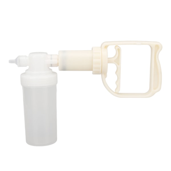 Handhållen manuell sugpump bärbar transparent vakuumhandhjälpsugpump för andningsproblem