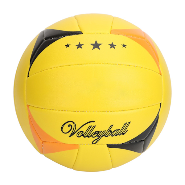 Klassisk volleyboll i storlek 5, mjuk och bekväm PVC-gummifoder, slagtålig inomhusvolleyboll för träning och strandspel