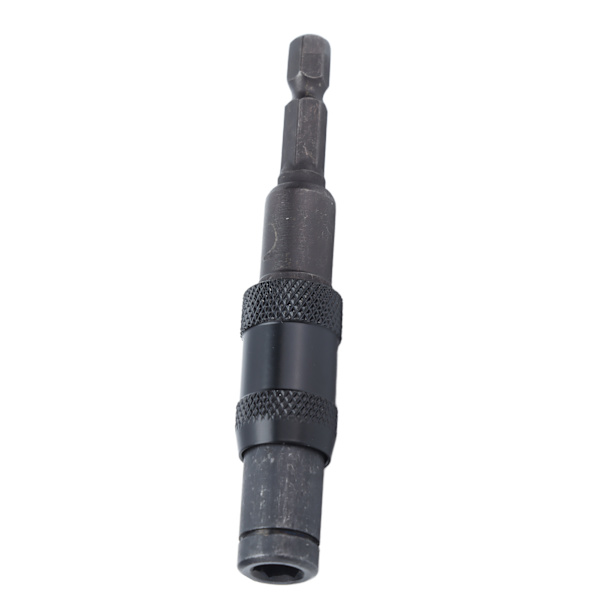 Impact Tough Quick Release Bit Holder Selvlåsende skruetrækker forlængerstang 1/4in Hex Shank Black
