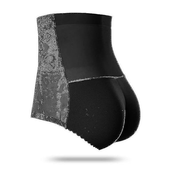 Padded High-Waist Butt Lifter Panties for Women Black 389