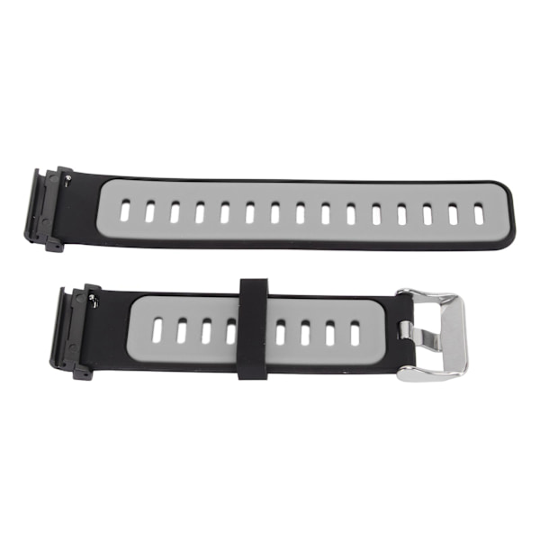 22 mm silikonklokkerem Dobbelfarget silikonklokkerem erstatning for Fenix ​​7 Black Grey